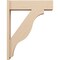 Ekena Millwork 7 1/2-in W x 28-in D x 36-in H Funston Block Rough Cedar Woodgrain TimberThane Outlooker, Primed Tan OUTUR075X28X36FST44RCPR - alternate 2